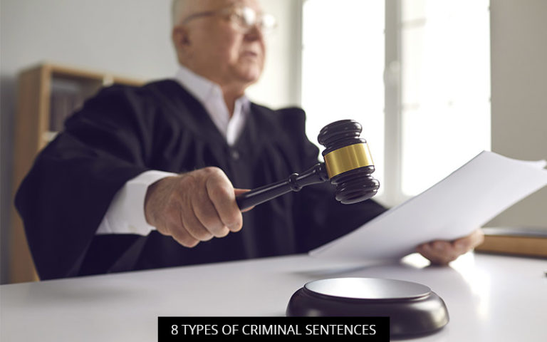 Types Of Sentences Criminal Law