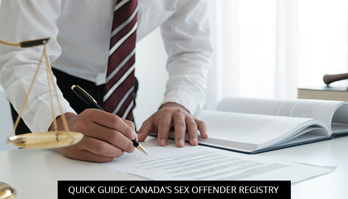 Quick Guide: Canada’s Sex Offender Registry