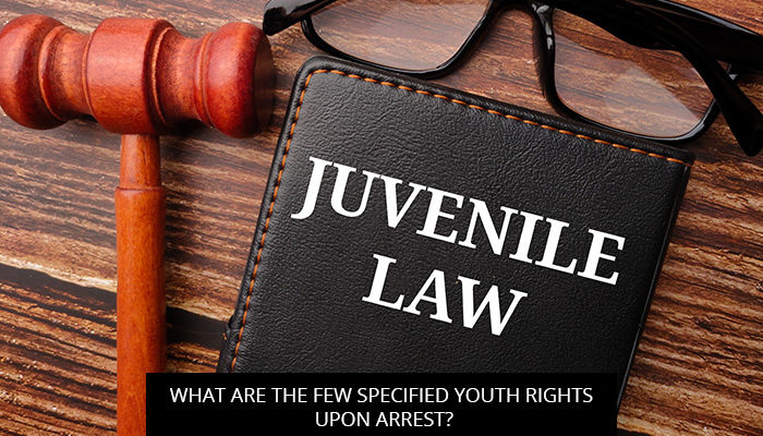 What Are The Few Specified Youth Rights Upon Arrest?