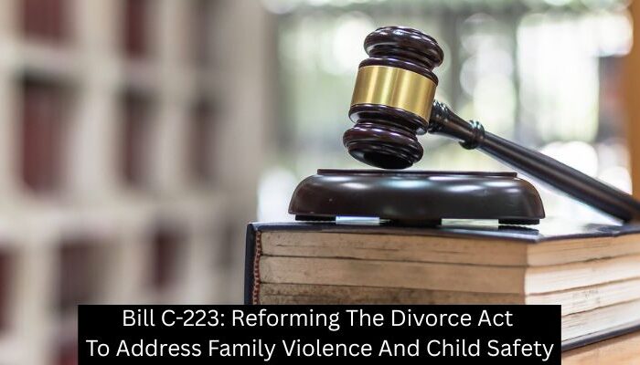 Bill C-223: Reforming The Divorce Act To Address Family Violence And Child Safety - A Mehdi Law