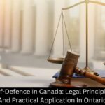 Self-Defence In Canada: Legal Principles And Practical Application In Ontario - A Mehdi Law