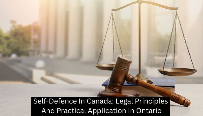 Self-Defence In Canada: Legal Principles And Practical Application In Ontario - A Mehdi Law