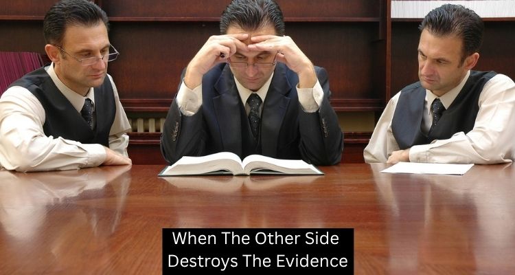 When The Other Side Destroys The Evidence - A Mehdi Law