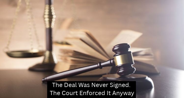 The Deal Was Never Signed. The Court Enforced It Anyway - A Mehdi Law