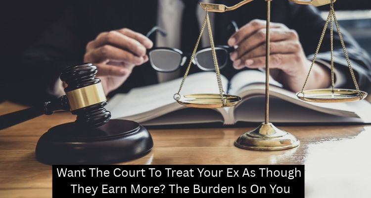 Want The Court To Treat Your Ex As Though They Earn More? The Burden Is On You - A Mehdi Law